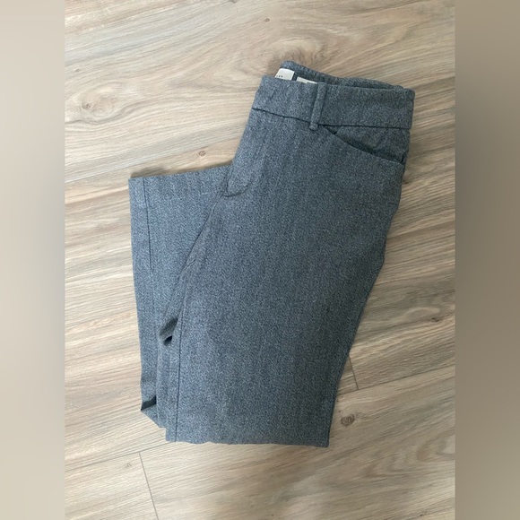 Cropped Gray Work Pants - Picture 1 of 2